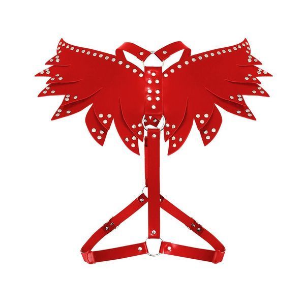 Жіноча портупея Art of Sex - Wings червона XS-M, екошкіра SX2340 фото