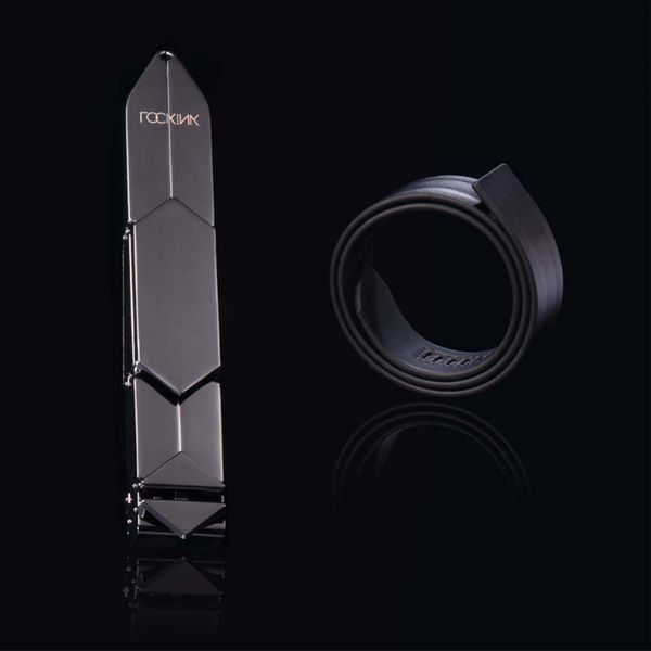 Регульована шльопалка LOCKINK Adjustable Slapper for Impact Play, чорна, натуральна шкіра SX0831 фото