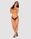 Напівпрозорі трусики з підвіскою Obsessive Ivannes panties black 2XL/3XL, чорні SO7282 фото 3