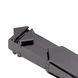 Регульована шльопалка LOCKINK Adjustable Slapper for Impact Play, чорна, натуральна шкіра SX0831 фото 2