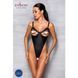 Боді з екошкіри Passion CELIN BODY S/M, black, з доступом, відкритий SO6404 фото 3