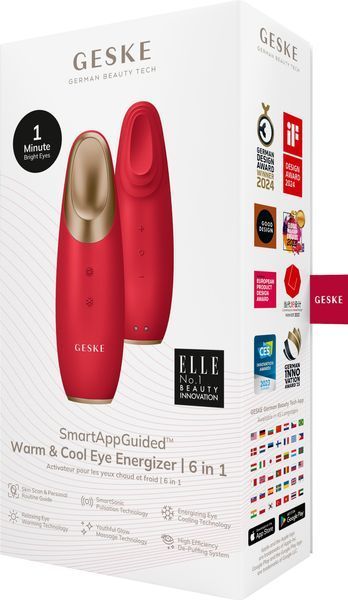 Енерджайзер для очей GESKE Warm & Cool Eye Energizer 6в1 red HB0635 фото