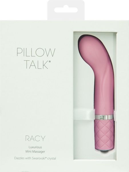 Розкішний вібратор Pillow Talk - Racy Pink з кристалом Swarovski для точки G, подарункове паковання SO2719 фото