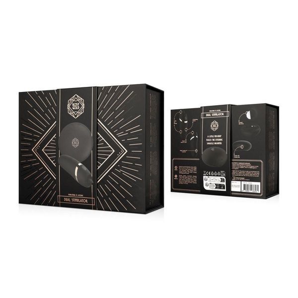 Мінівібратор з язичком Rosy Gold - Vibrating & Licking Dual Stimulator SX3920 фото