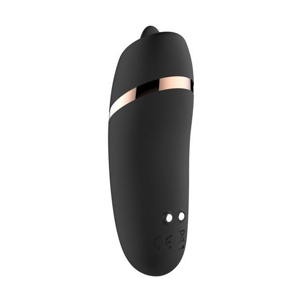 Мінівібратор з язичком Rosy Gold - Vibrating & Licking Dual Stimulator SX3920 фото