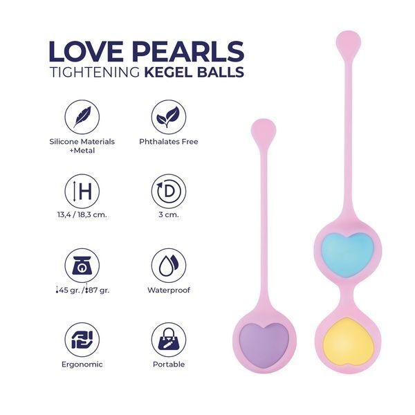 Вагінальні кульки Wooomy Love Pearls SX3127 фото