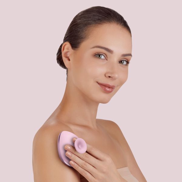 Щітка для тіла GESKE Body Brush metal 4в1 pink HB0346 фото