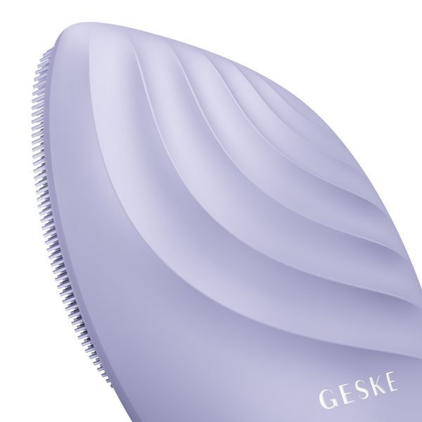 Електронна ультразвукова щітка для обличчя GESKE Sonic Facial Brush 5в1 purple HB0068 фото