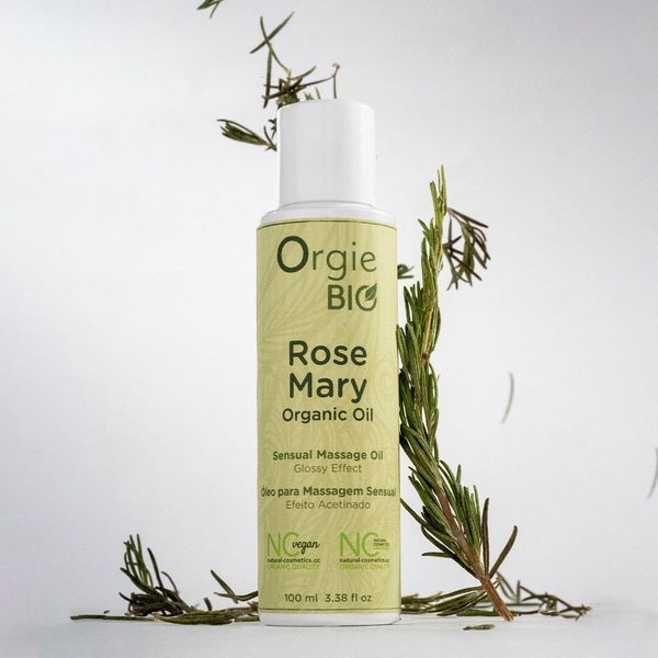 Роспродаж!!! Масажна олія Orgie &ndash; Bio Rosemary Organic Oil 100 мл (термін 26.07.2026) SX1535-R фото