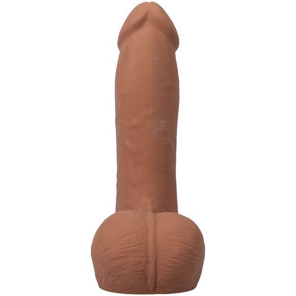 Фалоімітатор Doc Johnson The Realistic Cock ULTRASKYN - 7 Inch with Balls Caramel SX4456 фото