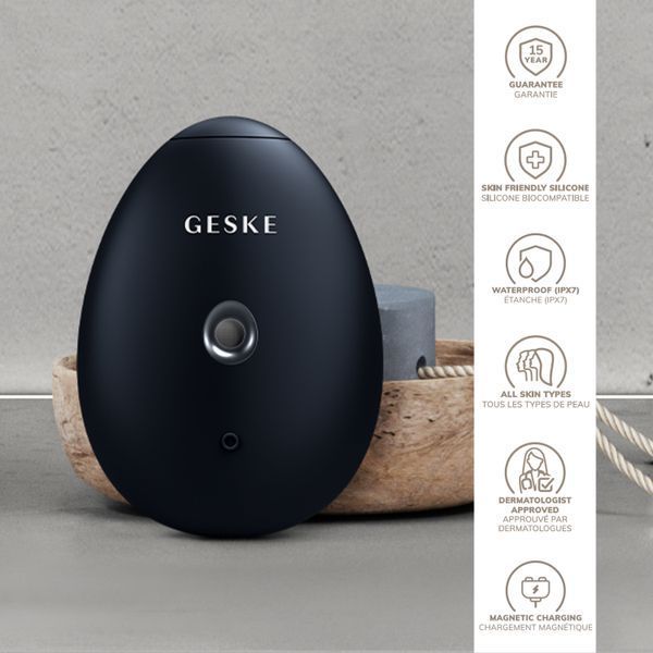 Електронний освіжувач для зволоження обличчя GESKE Facial Hydration Refresher 4в1 black HB0168 фото