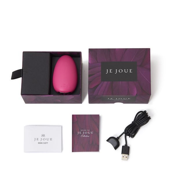 Преміум вібромасажер Je Joue - Mimi Soft Fuchsia, м'який кінчик, глибока вібрація, 12 режимів SO4893 фото