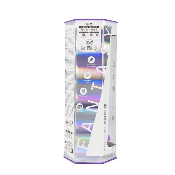 Фалоімітатор SilexD Fantasy Liquid Silicone Dreamy 7in Purple SX3433 фото