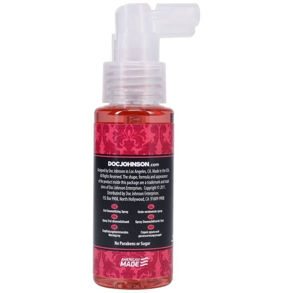 Розпродаж! Спрей для мінету Doc Johnson GoodHead DeepThroat Spray - Strawberry 59мл (термін 01.26) SO2801-R фото