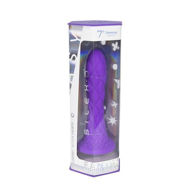 Фалоімітатор SilexD Fantasy Liquid Silicone Dreamy 7in Purple SX3433 фото