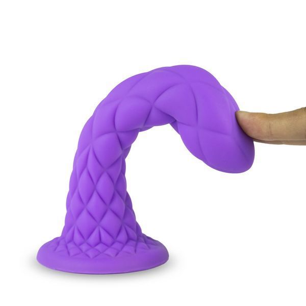 Фалоімітатор SilexD Fantasy Liquid Silicone Dreamy 7in Purple SX3433 фото