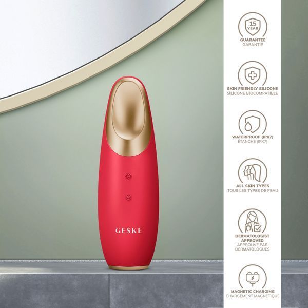 Енерджайзер для очей GESKE Warm & Cool Eye Energizer 6в1 red HB0635 фото