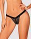 Мереживні трусики із заниженою талією Obsessive Estiqua panties XS/S, black SO7705 фото 1