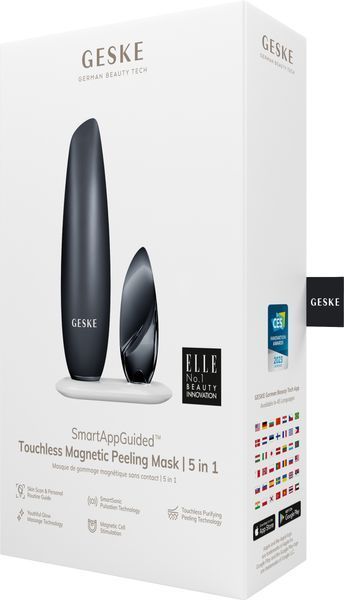 Безконтактна магнітна пілінг-маска GESKE Touchless Magnetic Peeling Mask 5в1 black HB0555 фото