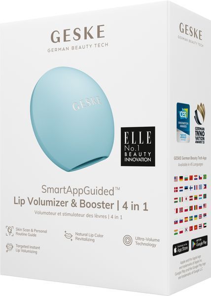 Пристрій для збільшення обʼєму губ GESKE Lip Volumizer&Booster 4в1 Small turquoise HB0219 фото