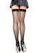 Панчохи-сітка зі швом Leg Avenue Backseam Thigh Highs Black, one size SO7908 фото 1