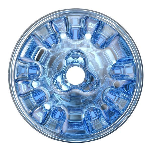 Мастурбатор Fleshlight Quickshot Turbo Blue Ice, компактний, наскрізний, підійде для пар та мінету SX0678 фото