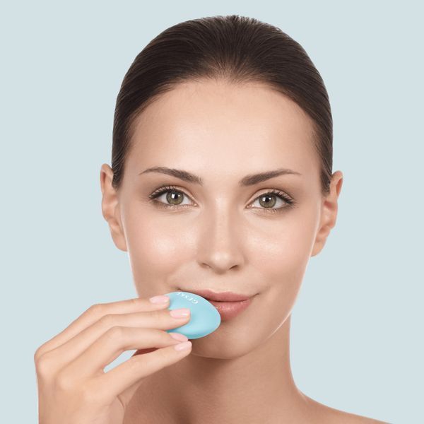 Пристрій для збільшення обʼєму губ GESKE Lip Volumizer&Booster 4в1 Small turquoise HB0219 фото