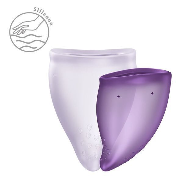 Набір менструальних чаш Fun Factory FUN CUP EXPLORE KIT, 2 шт, Multicolored Violet, об&rsquo;єми 20 та 30 мл SX3680 фото