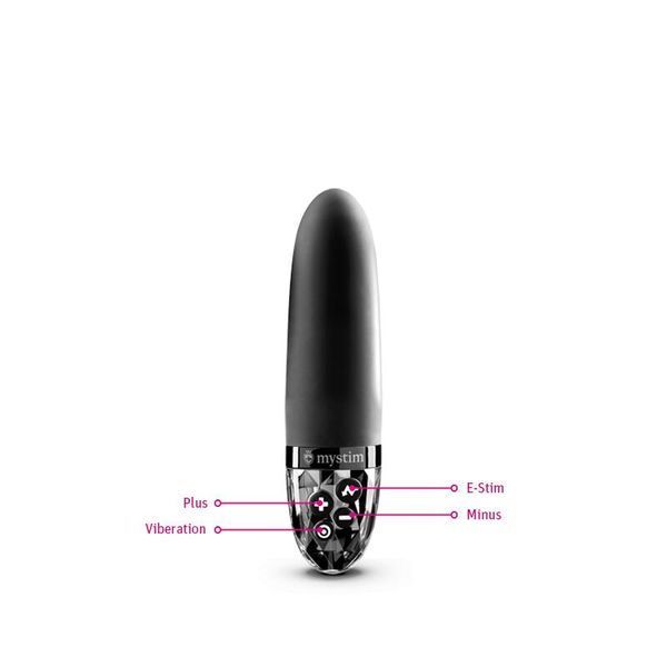 Вібратор з електростимуляцією Mystim Sleak Freak Black Edition SO8145 фото