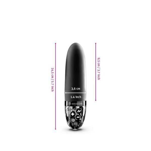 Вібратор з електростимуляцією Mystim Sleak Freak Black Edition SO8145 фото