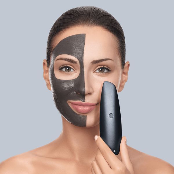 Безконтактна магнітна пілінг-маска GESKE Touchless Magnetic Peeling Mask 5в1 black HB0555 фото