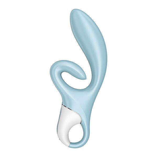 Вібратор-кролик Satisfyer Touch Me Blue, подвійний відросток, 3 потужні мотори SO7777 фото