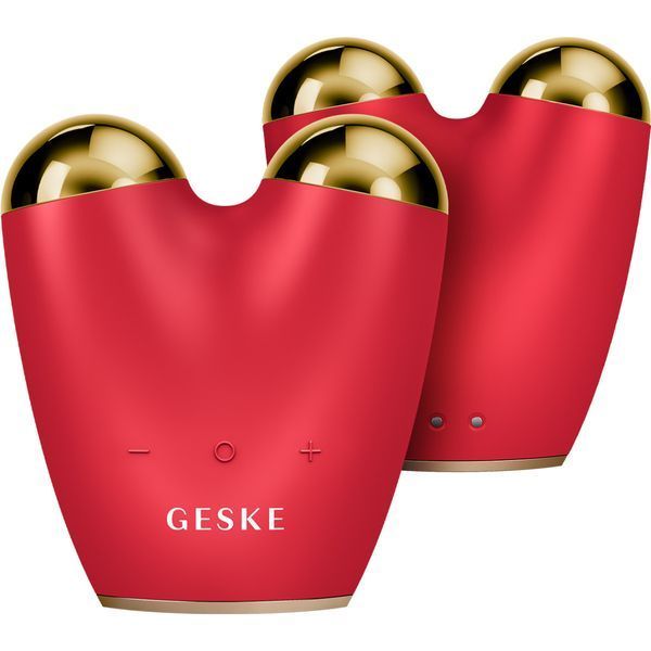 Мікрострумовий підтягувач шкіри обличчя GESKE MicroCurrent Face-Lifter 6в1 red HB0636 фото