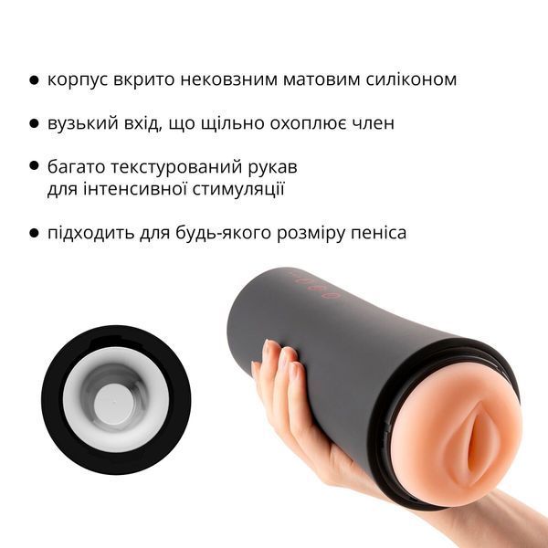 Мастурбатор Otouch INSCUP 2, 7 режимів вібрації, ефект стискання, магнітний ключ SO9388 фото