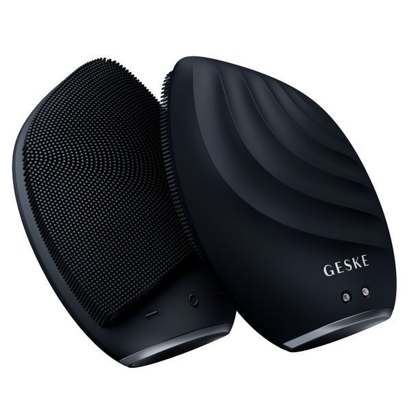 Електронна ультразвукова щітка для обличчя GESKE Sonic Facial Brush 5в1 black HB0069 фото