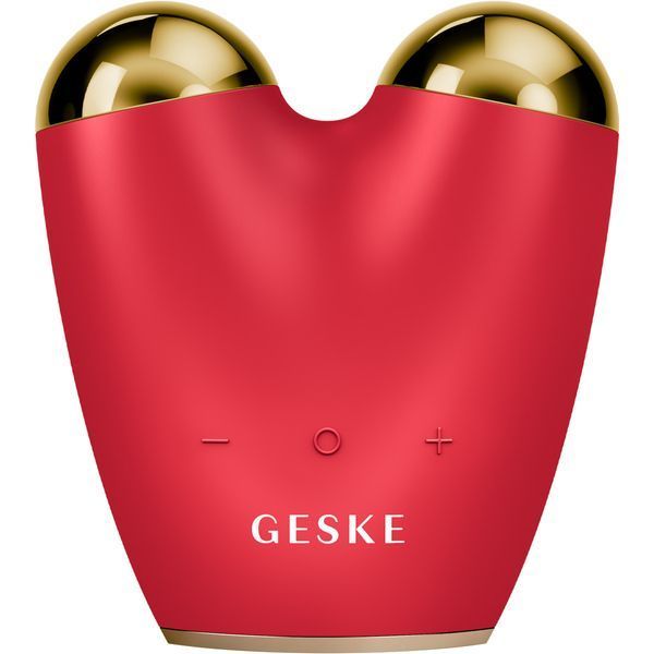 Мікрострумовий підтягувач шкіри обличчя GESKE MicroCurrent Face-Lifter 6в1 red HB0636 фото