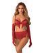 Комплект Obsessive Rossay Red 4-pcs crotchless set L/XL SX5100 фото 1
