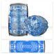 Мастурбатор Fleshlight Quickshot Turbo Blue Ice, компактний, наскрізний, підійде для пар та мінету SX0678 фото 1