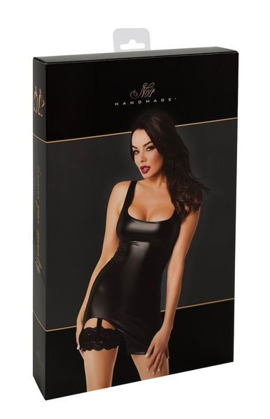 Сукня Noir Handmade F344 Powerwetlook dress with garter - XL SX2080 фото