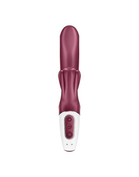 Вібратор-кролик Satisfyer Love Me Red, гнучкий, відросток з потрійним кінчиком SO7778 фото