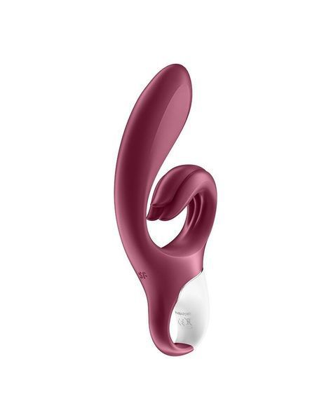 Вібратор-кролик Satisfyer Love Me Red, гнучкий, відросток з потрійним кінчиком SO7778 фото