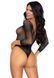 Сітчасте боді зі стразами Leg Avenue Crystalized fishnet bodysuit Black One Size SO9136 фото 2