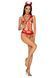 Еротичний костюм чортика зі стреп Obsessive Evilia teddy red L/XL SO7707 фото 3