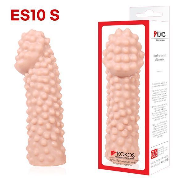 Насадка на член Kokos Extreme Sleeve ES.10 розмір S, потовщувальна, стимулювальний рельєф SX1448 фото