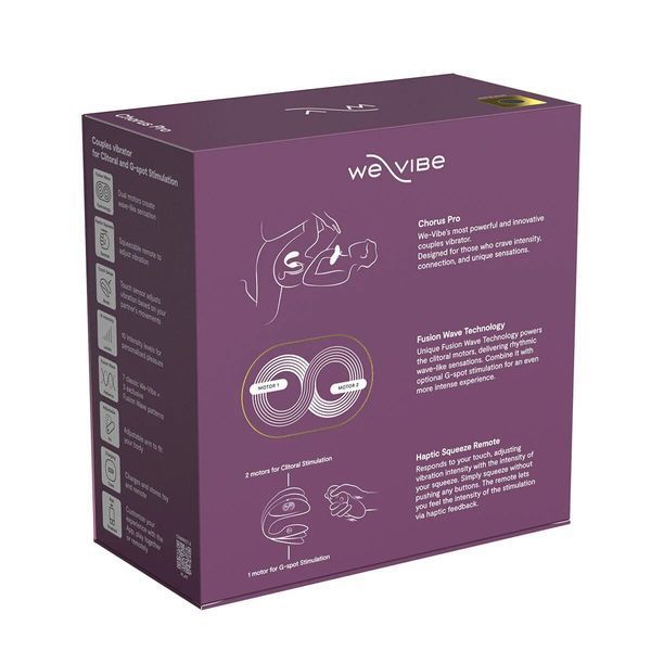 Смарт-вібратор для пар We-Vibe Chorus Pro Satin Black SX3860 фото