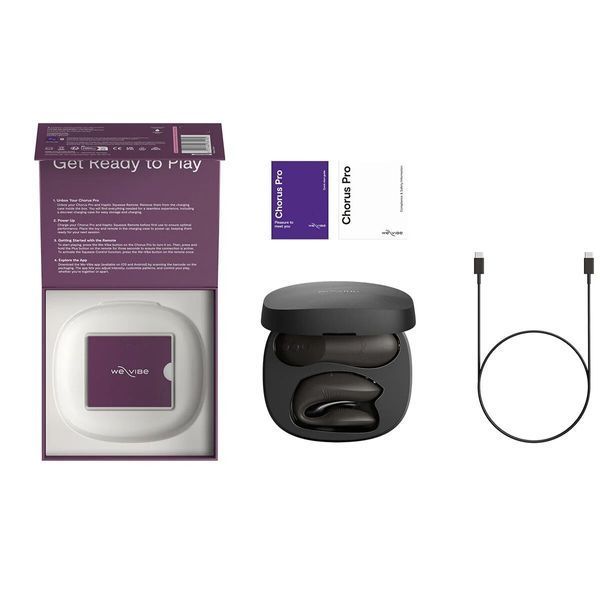 Смарт-вібратор для пар We-Vibe Chorus Pro Satin Black SX3860 фото