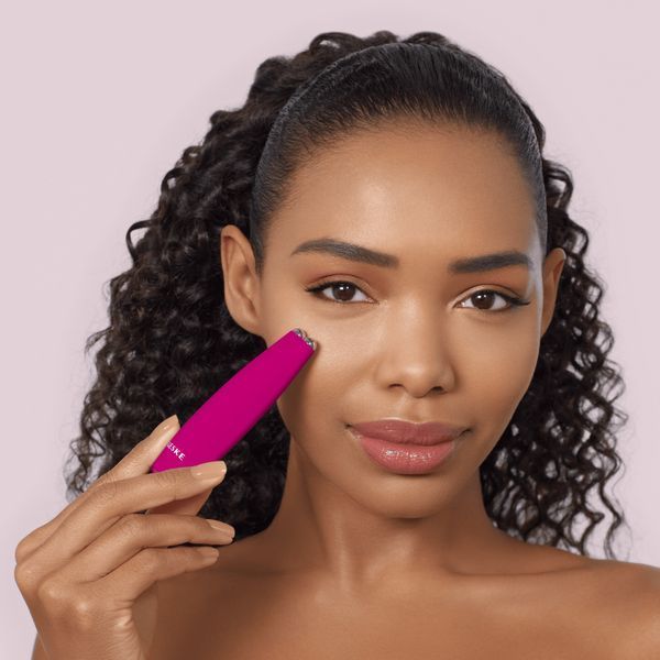 Мікрострумова ручка для підтяжки шкіри обличчя GESKE MicroCurrent Face-Lift Pen 6в1 magenta HB0120 фото