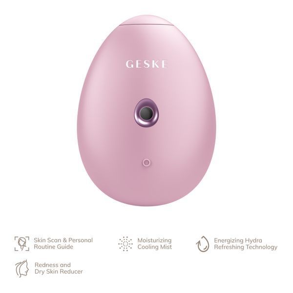 Електронний освіжувач для зволоження обличчя GESKE Facial Hydration Refresher 4в1 pink HB0170 фото