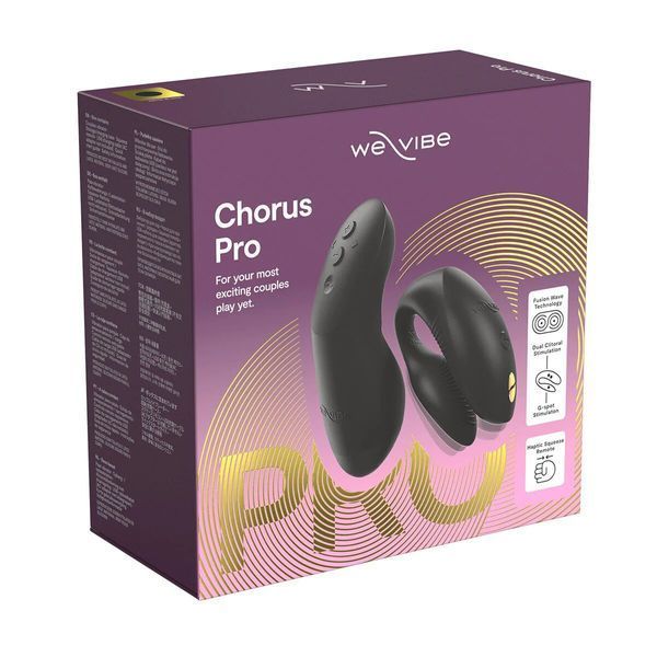 Смарт-вібратор для пар We-Vibe Chorus Pro Satin Black SX3860 фото