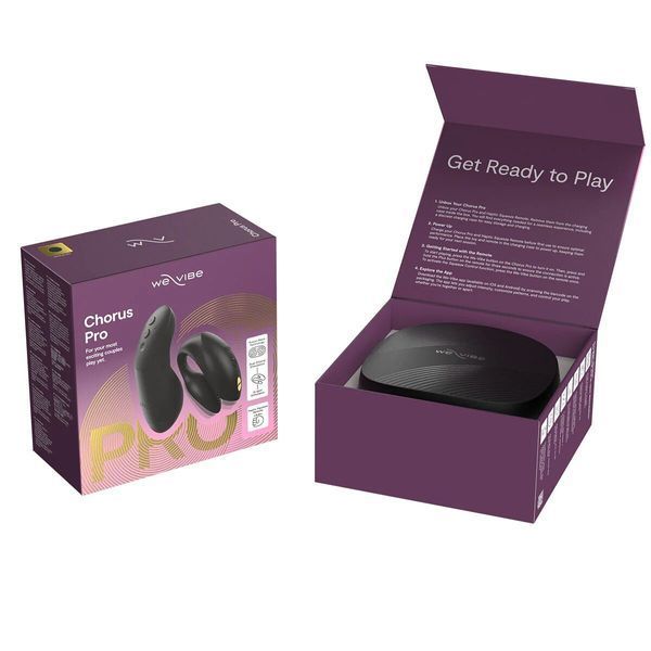 Смарт-вібратор для пар We-Vibe Chorus Pro Satin Black SX3860 фото